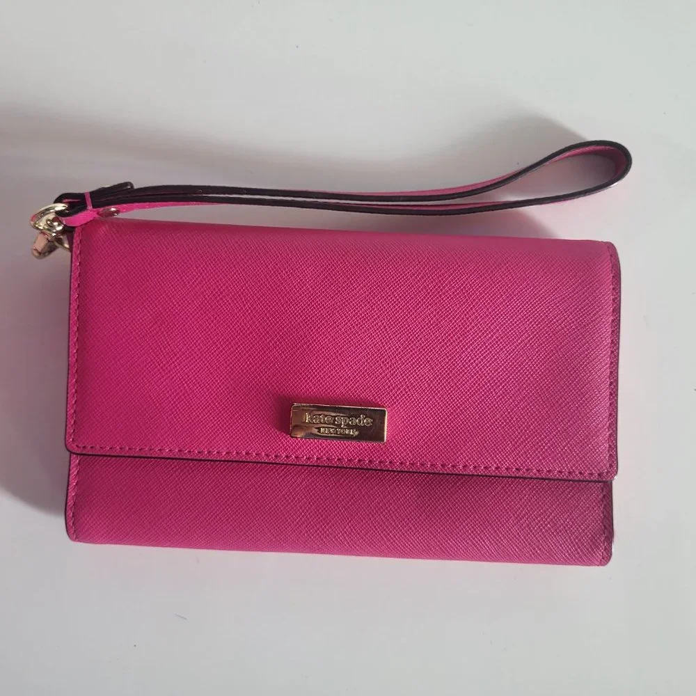 Kate Spade Newbury Lane leather Loden Satchel Crossbody bag + matching wallet - Picture 6 of 11